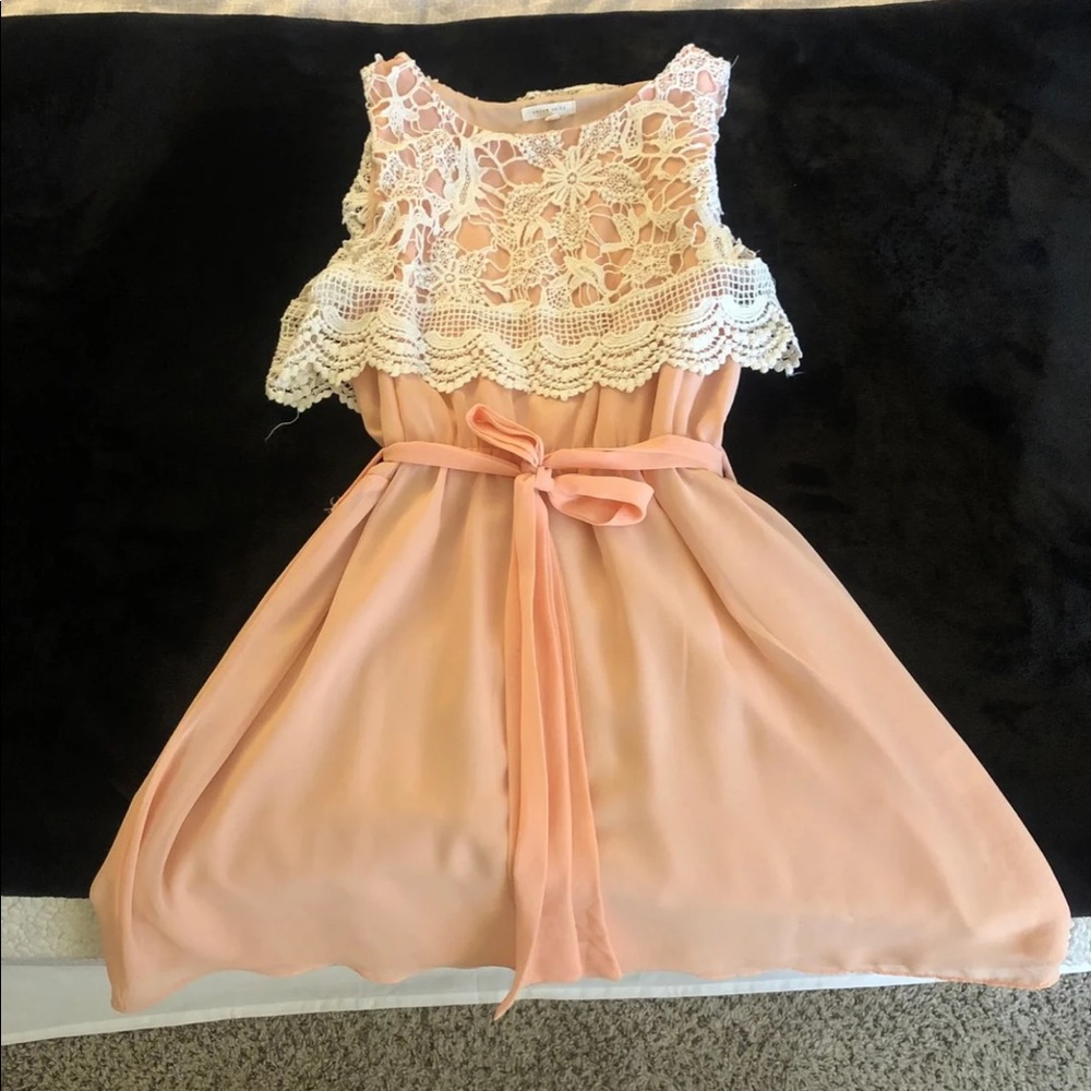 Boutique Peach Dress